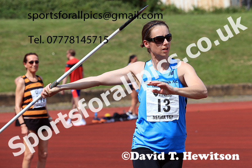 Womens javelin, 2025 NEMAA Track and Field, Monkton. Photo: David T. Hewitson/Sports for All Pics